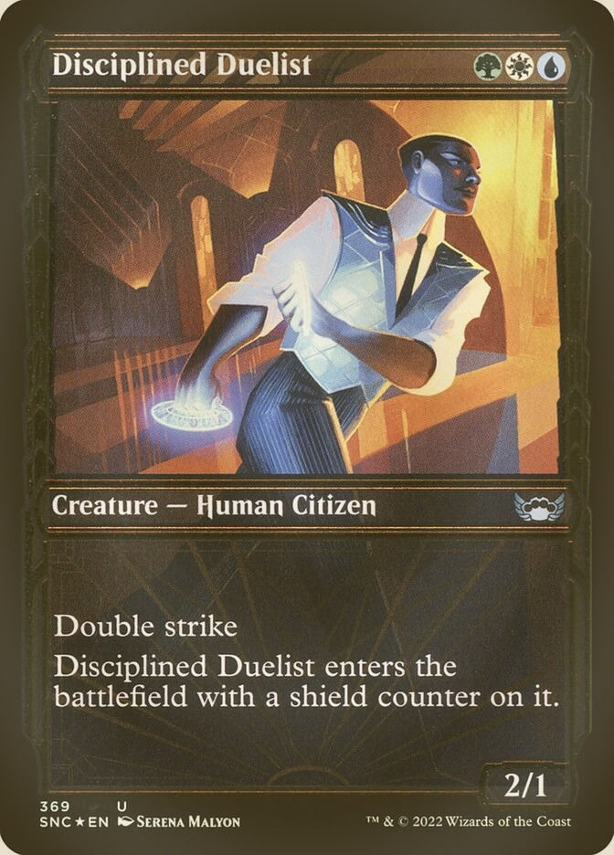 Disciplined Duelist (SNC) (369) / Showcase / Gilded Foil