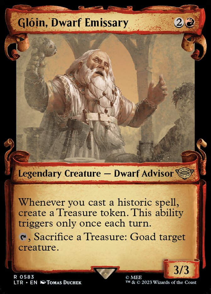 Glóin, Dwarf Emissary (LTR) (583) / Showcase