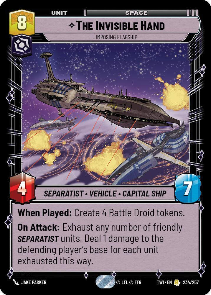 The Invisible Hand - Imposing Flagship (TWI) (234/257) / Foil