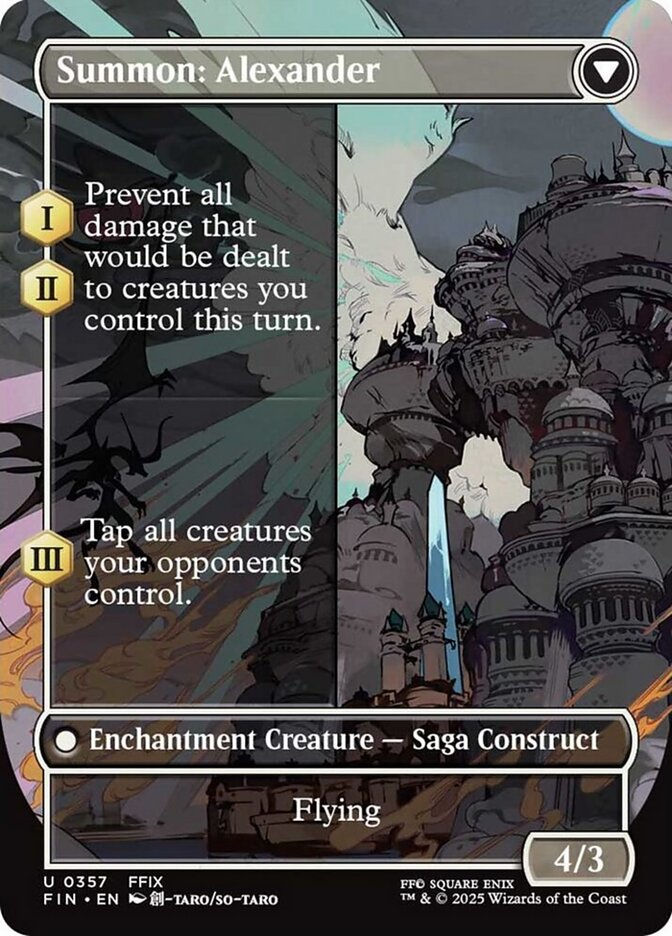 Crystal Fragments // Summon: Alexander (FIN) (357) / Borderless — cara 2 de 2