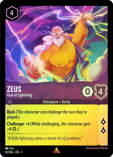 Zeus - God of Lightning (LOR_TFC) / Foil