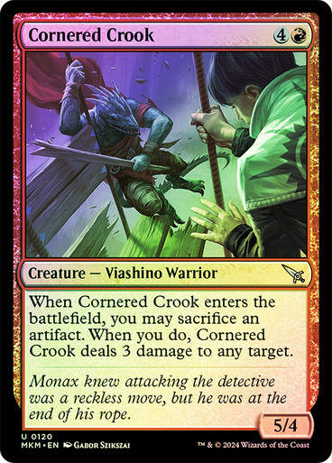 Cornered Crook (mkm) (120) / Foil
