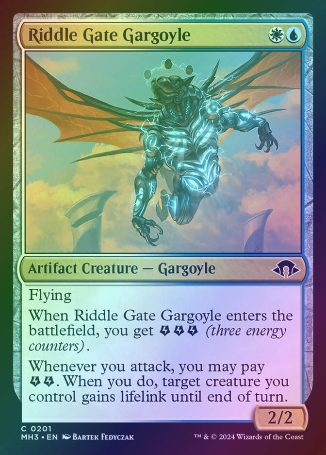 Riddle Gate Gargoyle (MH3) (201) / Foil
