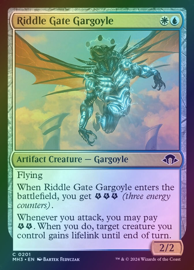 Riddle Gate Gargoyle (MH3) (201) / Foil