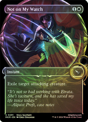 Not on My Watch (mkm) (291) / Showcase Foil
