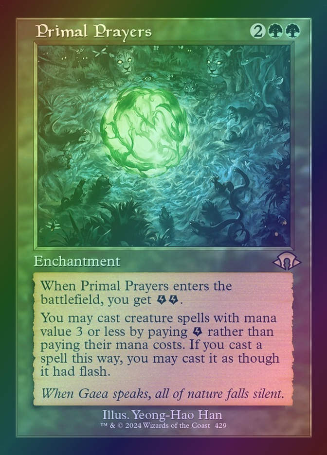 Primal Prayers (MH3) (429) / Foil