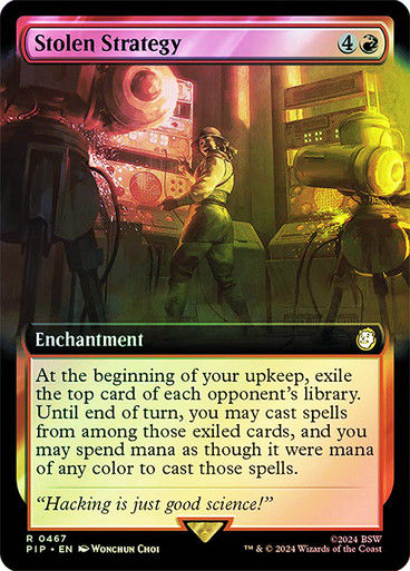 Stolen Strategy (pip) (467) / Extended Art Foil