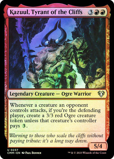 Kazuul, Tyrant of the Cliffs (cmm) / Foil