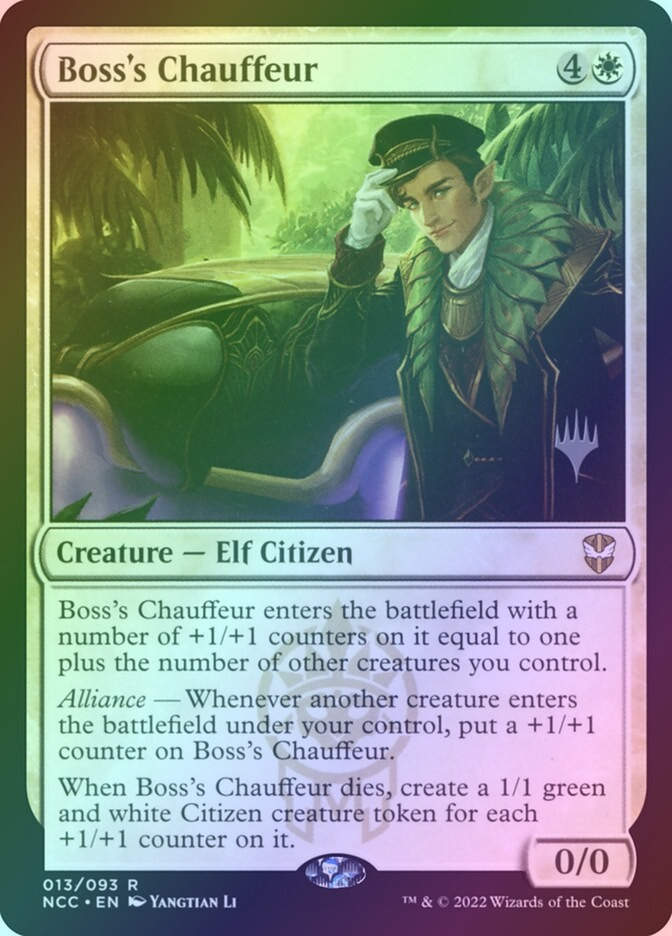 Boss's Chauffeur (PNCC) (13p) / Foil