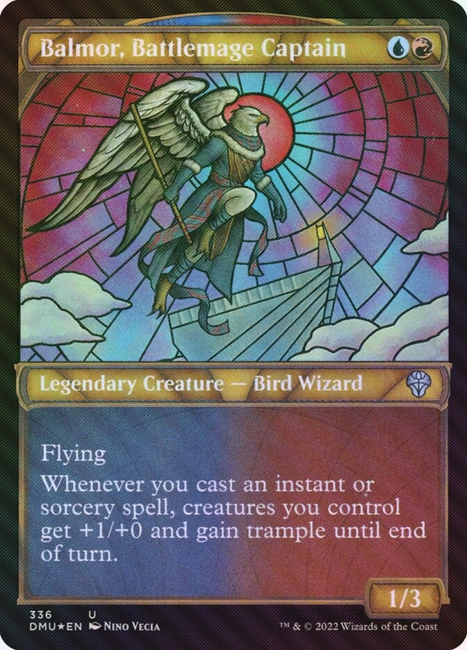 Balmor, Battlemage Captain (DMU) (336) / Showcase / Textured Foil