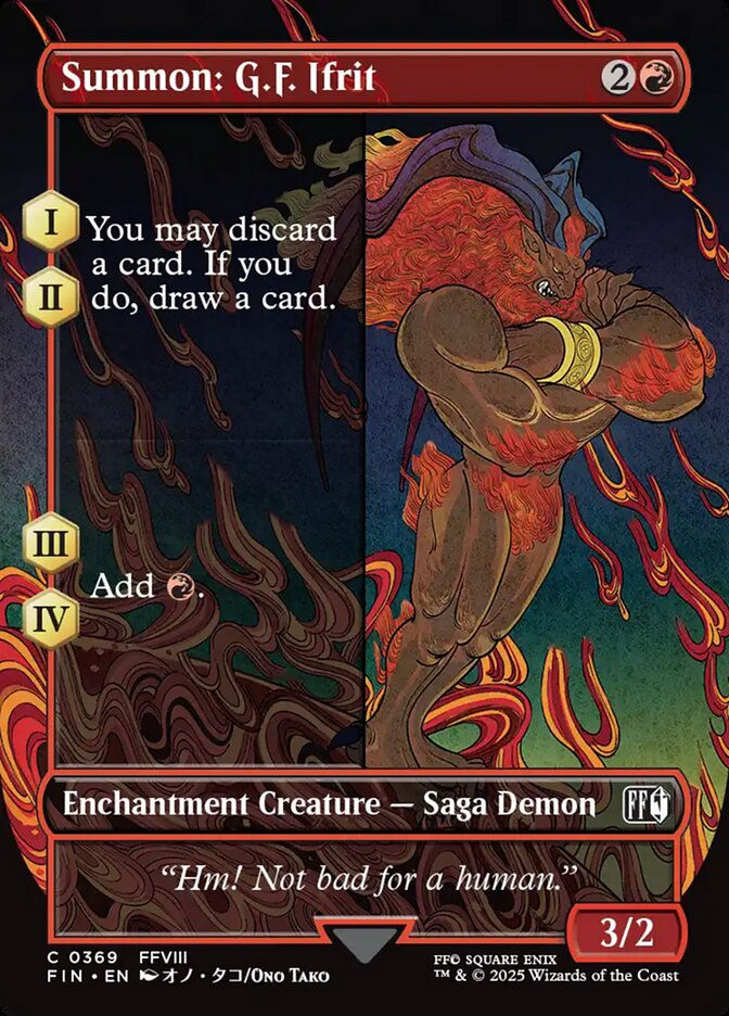 Summon: G.F. Ifrit (FIN) (369) / Borderless