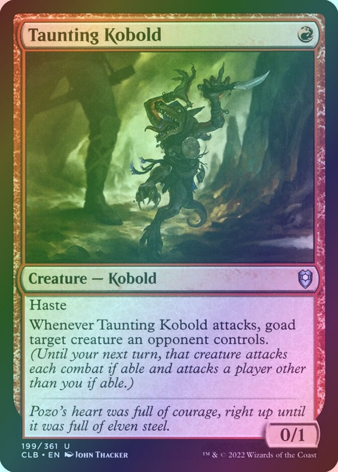 Taunting Kobold (CLB) (199) / Foil