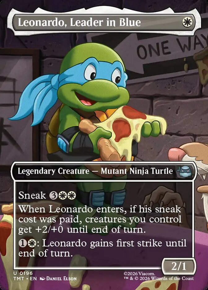 Leonardo, Leader in Blue (TMT) (196) / Borderless