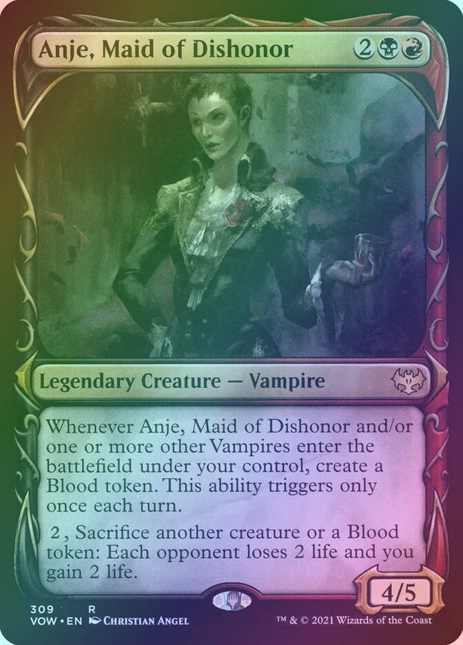Anje, Maid of Dishonor (VOW) (309) / Showcase / Foil