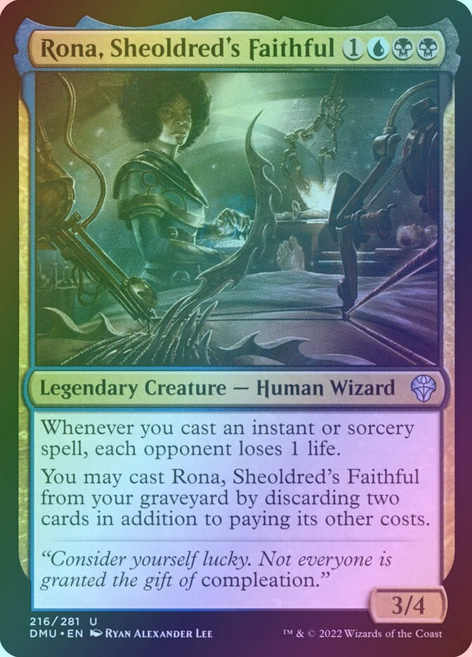 Rona, Sheoldred's Faithful (DMU) (216) / Foil