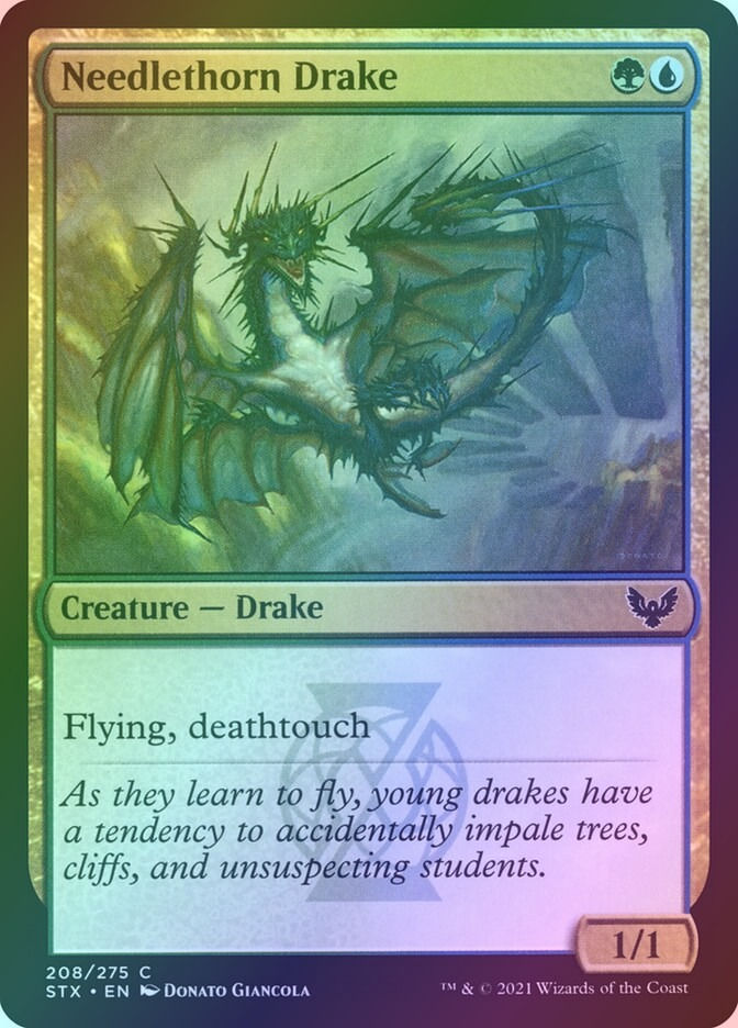 Needlethorn Drake (STX) (208) / Foil
