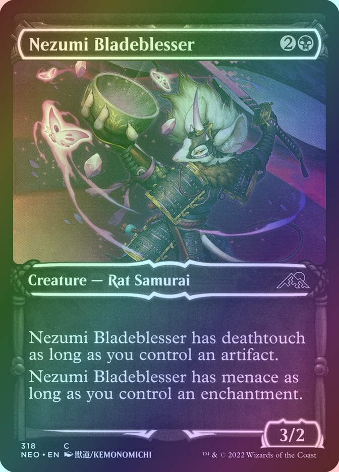 Nezumi Bladeblesser (NEO) (318) / Showcase / Foil