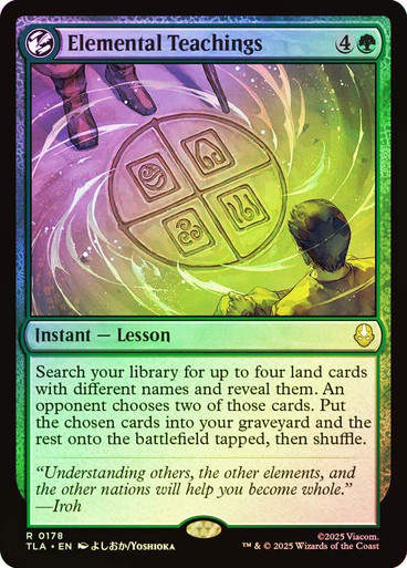 Elemental Teachings (TLA) (178) / Foil