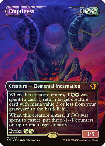 Emptiness (ECL) (294) / Borderless / Foil