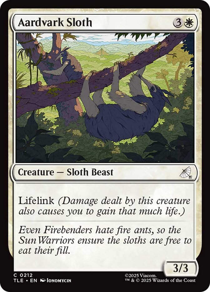 Aardvark Sloth (TLE) (212)
