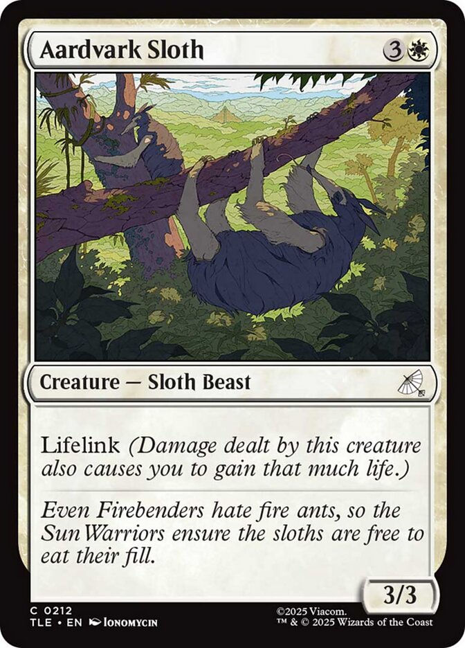 Aardvark Sloth (TLE) (212)