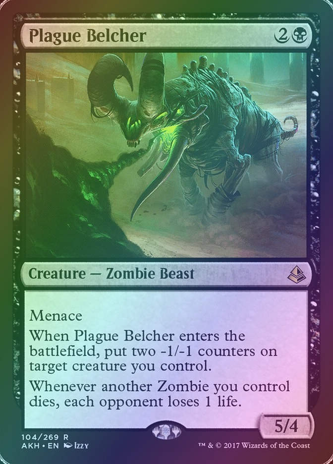 Plague Belcher (AKH) (104) / Foil