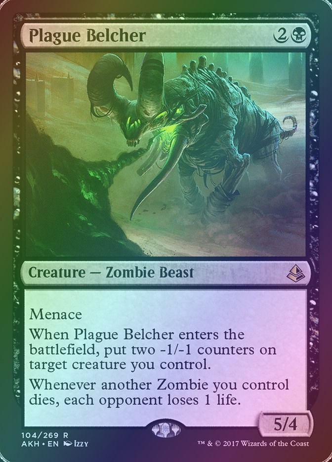 Plague Belcher (AKH) (104) / Foil