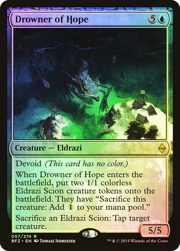 Drowner of Hope (BFZ) (57) / Foil