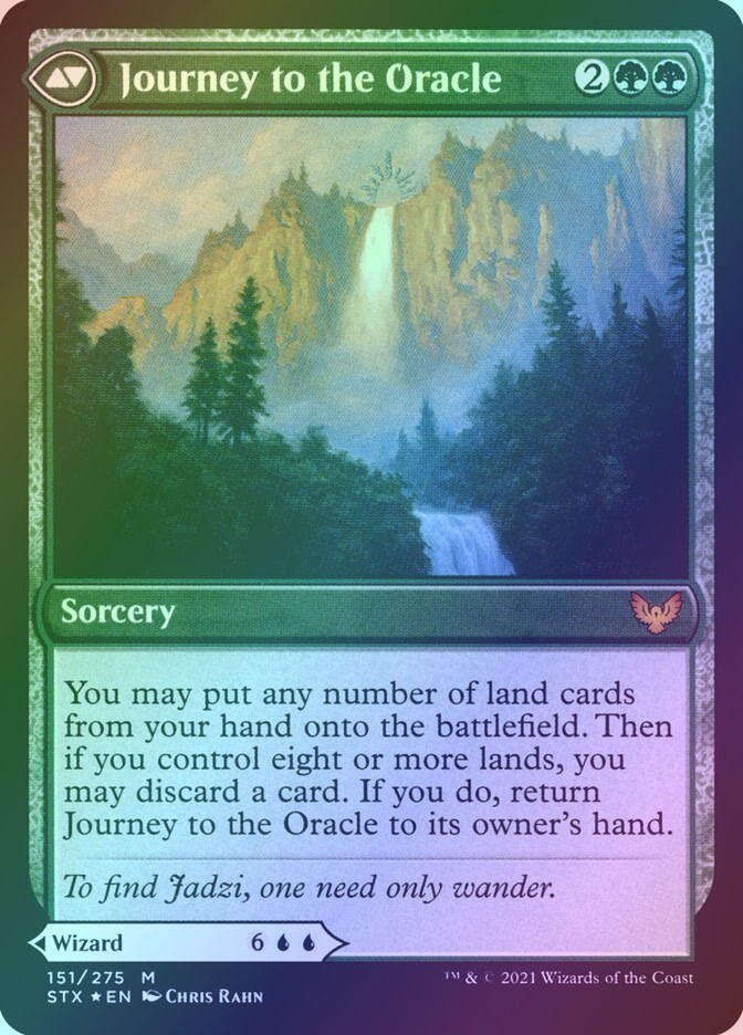 Jadzi, Oracle of Arcavios // Journey to the Oracle (PSTX) (151s) / Foil — cara 2 de 2