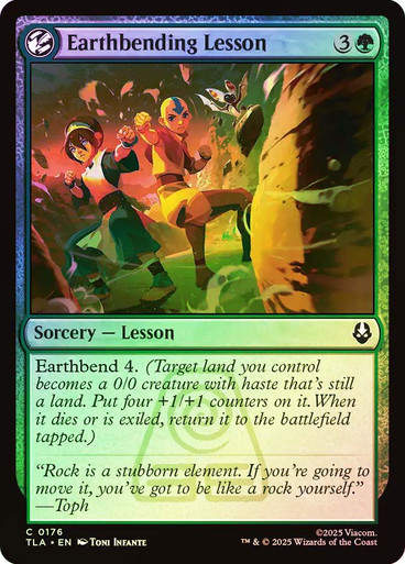 Earthbending Lesson (TLA) (176) / Foil