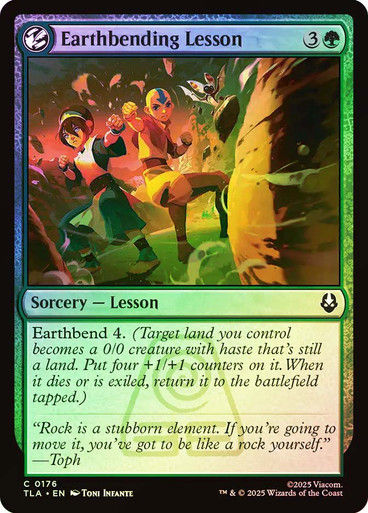 Earthbending Lesson (TLA) (176) / Foil