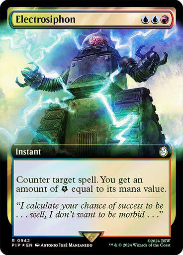 Electrosiphon (pip) (942) / Extended Surge Foil