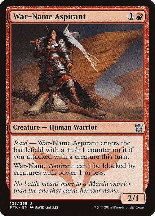 War-Name Aspirant (KTK)