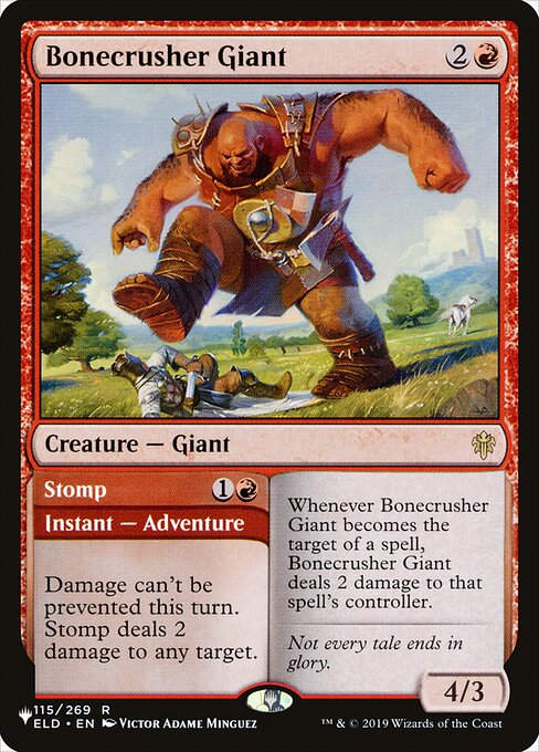 Bonecrusher Giant // Stomp (PLST) (ELD-115)