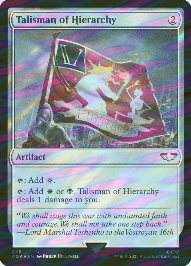 Talisman of Hierarchy (40K) (256★) / Surge Foil