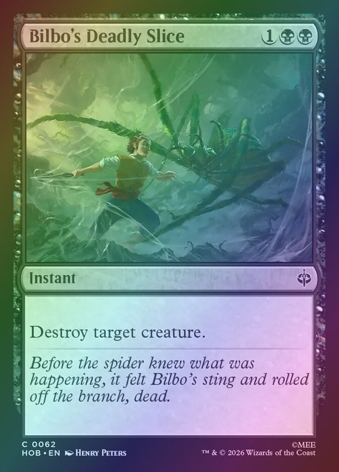 Bilbo's Deadly Slice (HOB) (62) / Foil