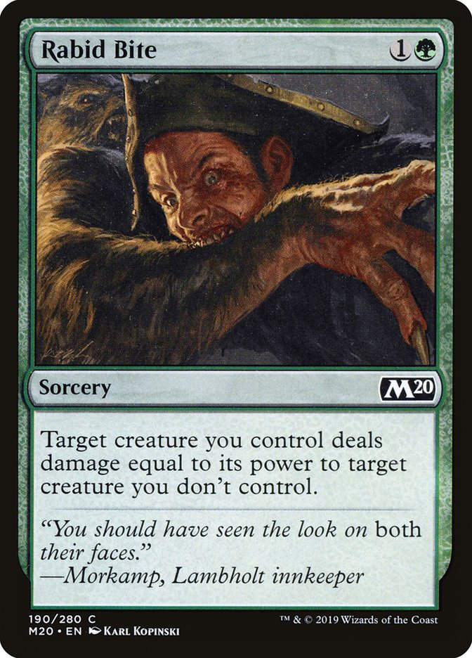 Rabid Bite (M20) (190)
