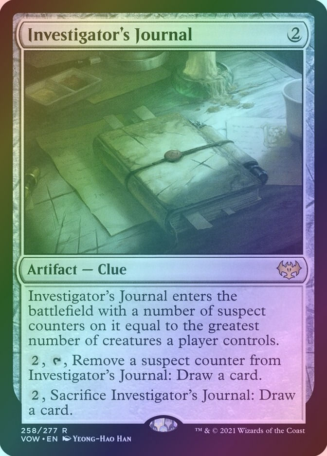 Investigator's Journal (VOW) (258) / Foil