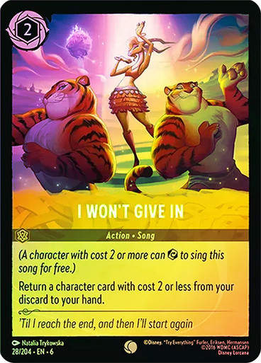 I Won't Give In (LOR_AZU) / Foil