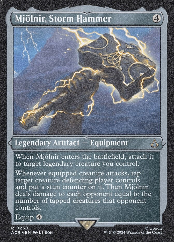 Mjölnir, Storm Hammer (ACR) (258) / Foil Etched