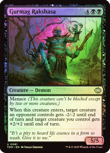 Gurmag Rakshasa (TDM) (81) / Foil
