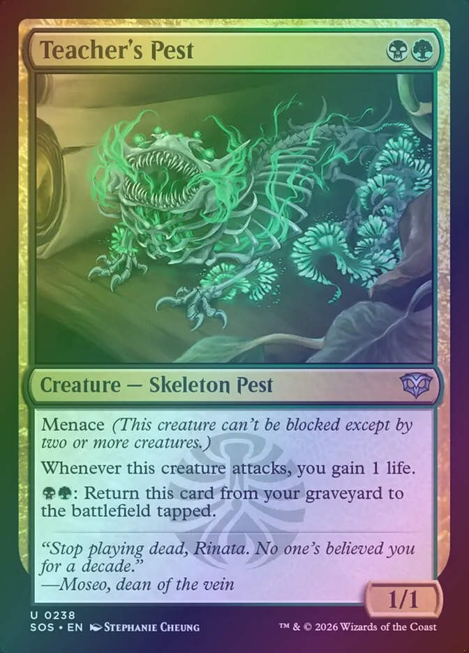 Teacher's Pest (SOS) (238) / Foil