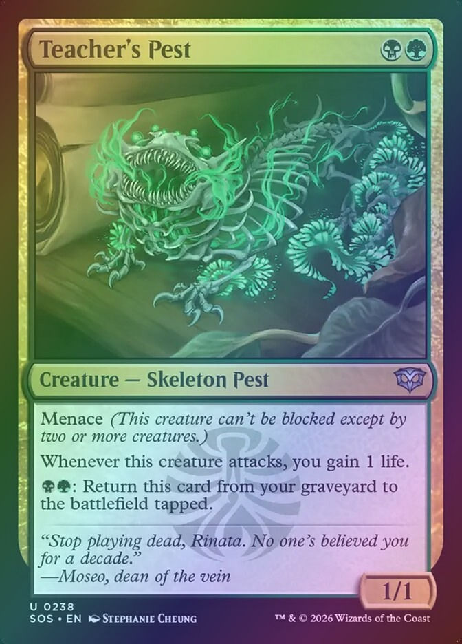 Teacher's Pest (SOS) (238) / Foil