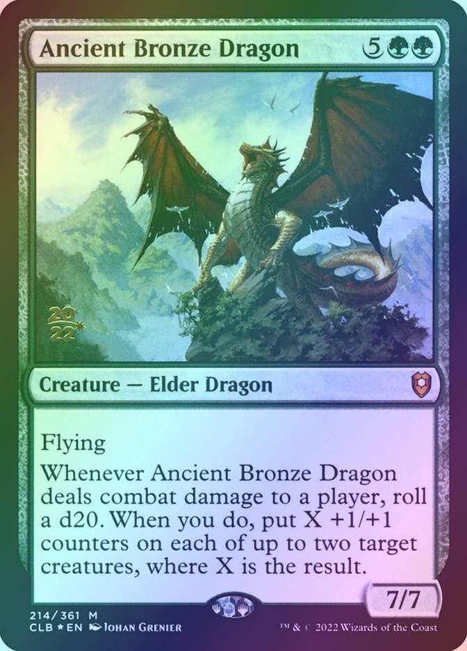 Ancient Bronze Dragon (PCLB) (214s) / Foil