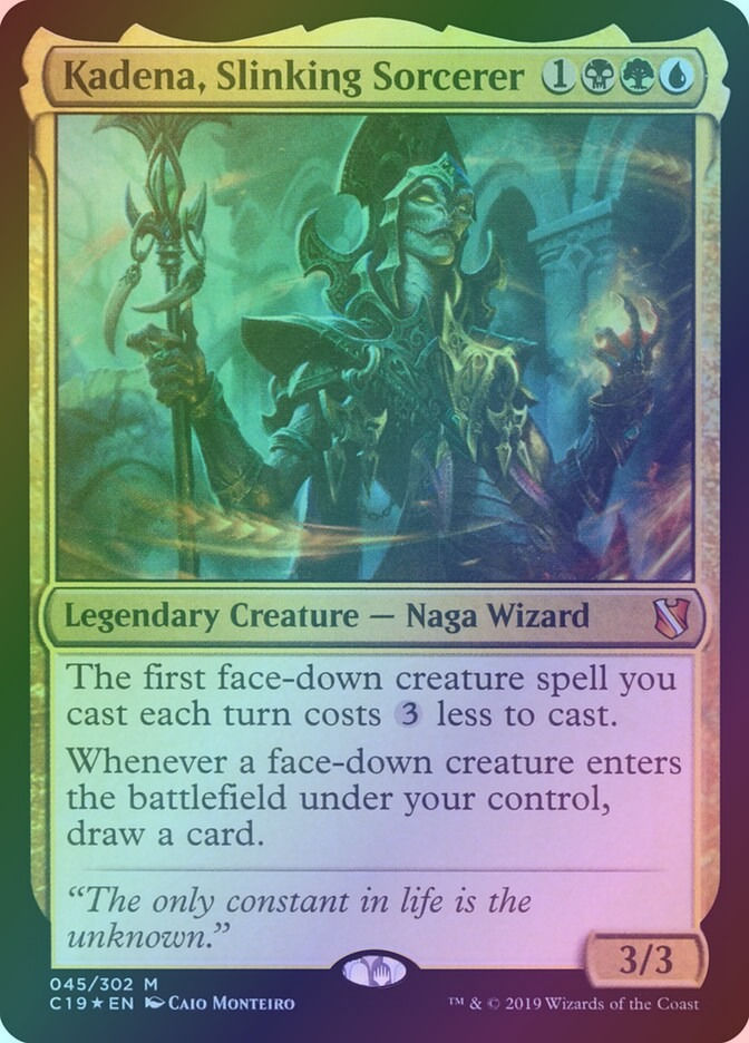 Kadena, Slinking Sorcerer (C19) (45) / Foil