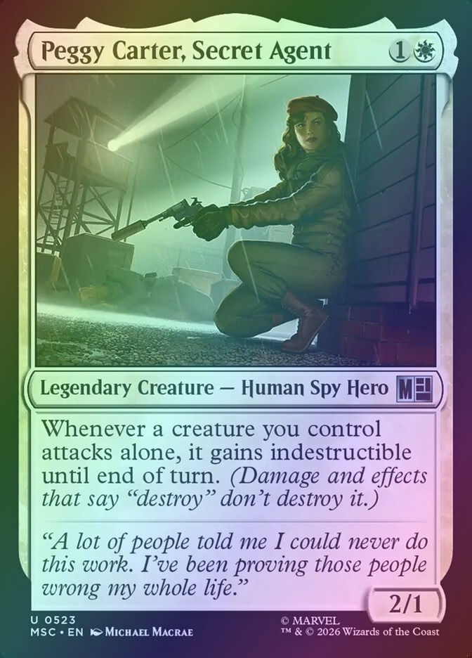 Peggy Carter, Secret Agent (MSC) (523) / Foil