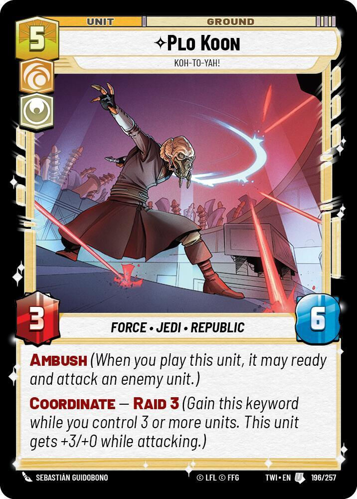 Plo Koon - Koh-to-yah! (TWI) (196/257) / Foil