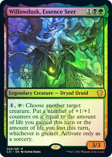 Willowdusk, Essence Seer (C21) / Foil