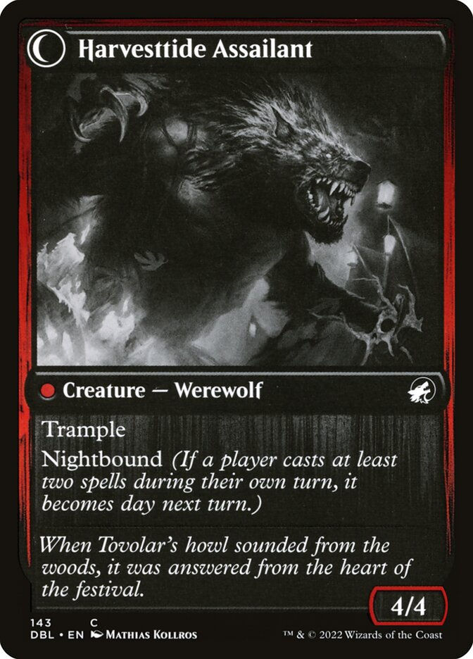 Harvesttide Infiltrator // Harvesttide Assailant (DBL) (143) — cara 2 de 2