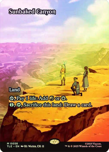 Sunbaked Canyon (TLE) (58) / Borderless / Foil